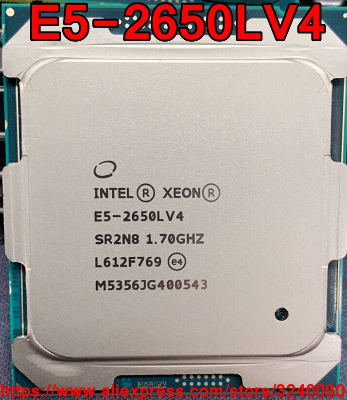 Intel Xeon CPU E5-2650LV4 SR2N8, 14 ھ, 35M LGA20..